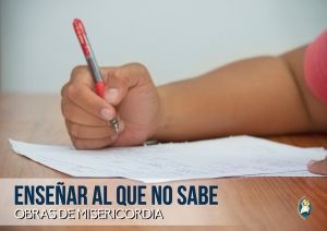 Enseñar al que se equivoca